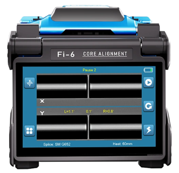Fi-6 Máquina de Fusão Single Fiber com 6 Motores